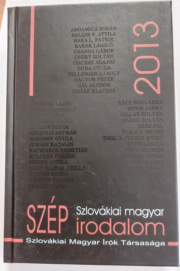 Szlovákiai magyar szép irodalom 2013